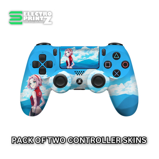 Sakura PS4 Controller Skins 2x