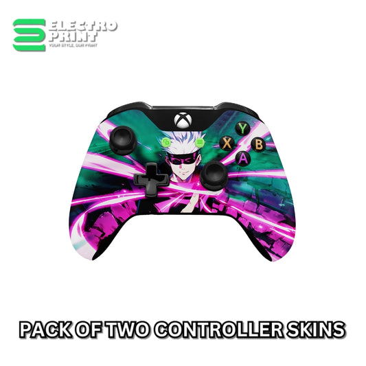 Jujutsu kaisen gojo satoru Xbox One Controller Skins 2x