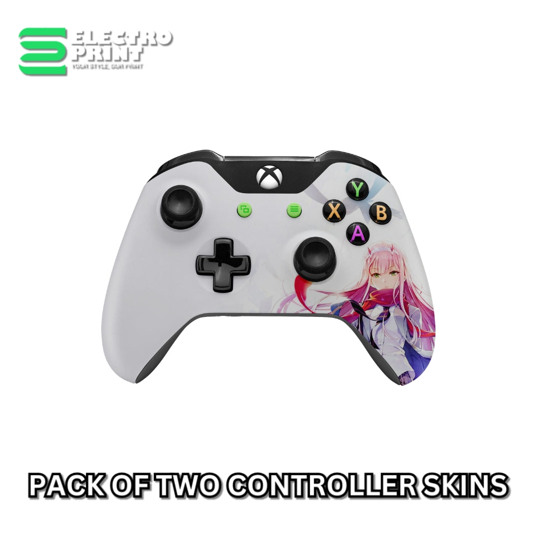 Zero Two from Darling in the Franxx Xbox One Controller Skins 2x