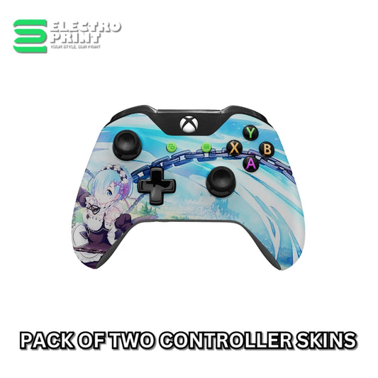 Rem from Re-Zero Xbox one Controller Skins 2x