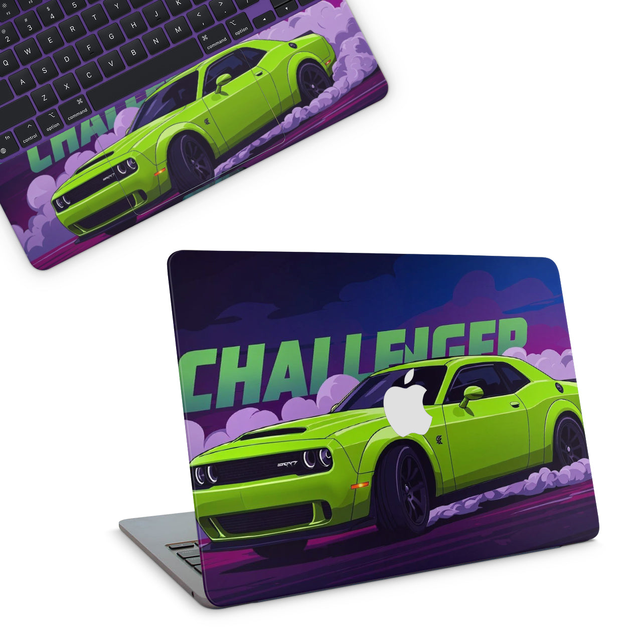 Macbook skin - Sportscar dodge challenger (top)