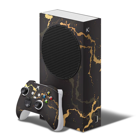 Golden Marble Texture Xbox Series S Skin