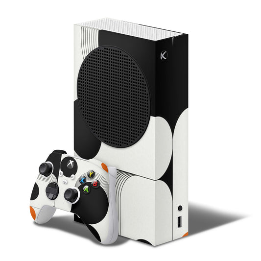 Black Abstract Pattern Xbox Series Skin