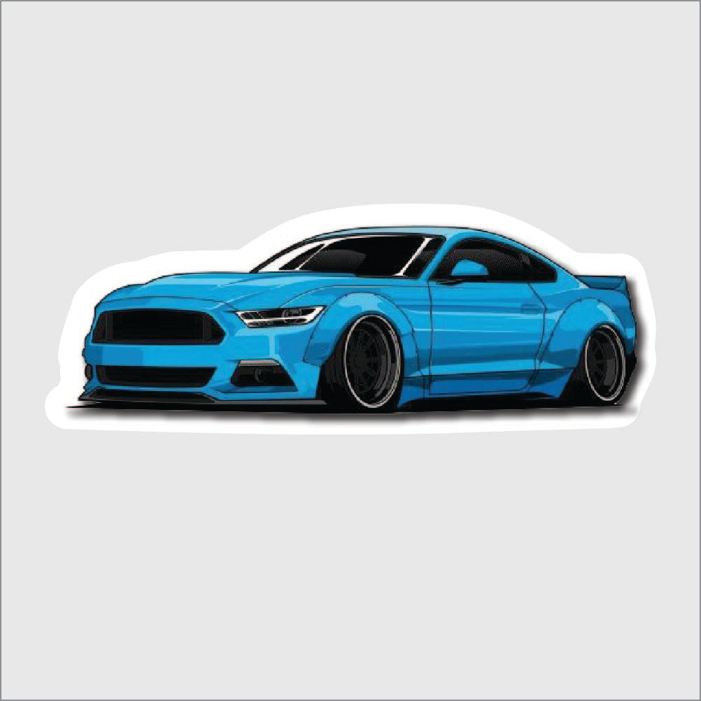 Ford Mustang Car Sticker