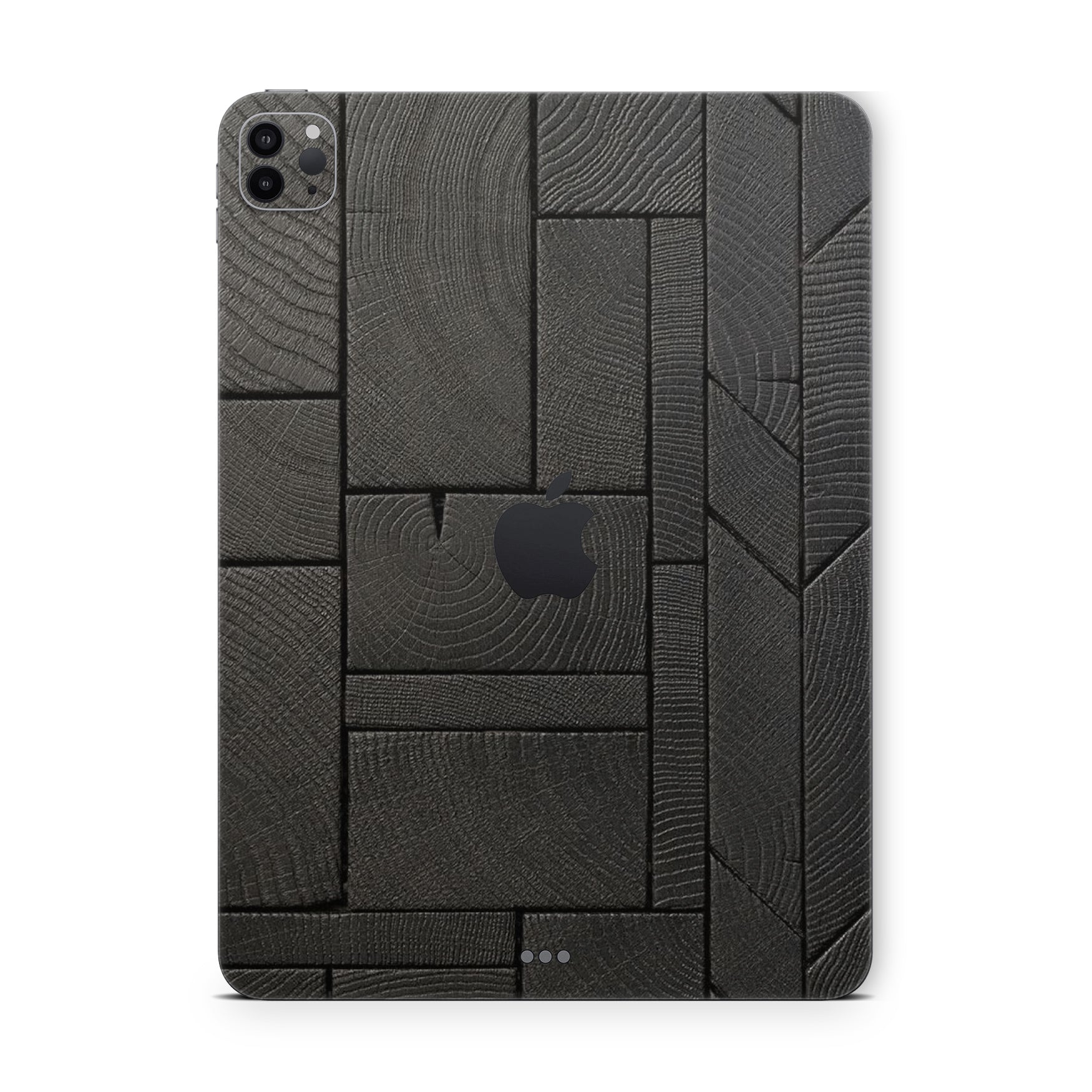 ipad pro skin - gray wooden texture