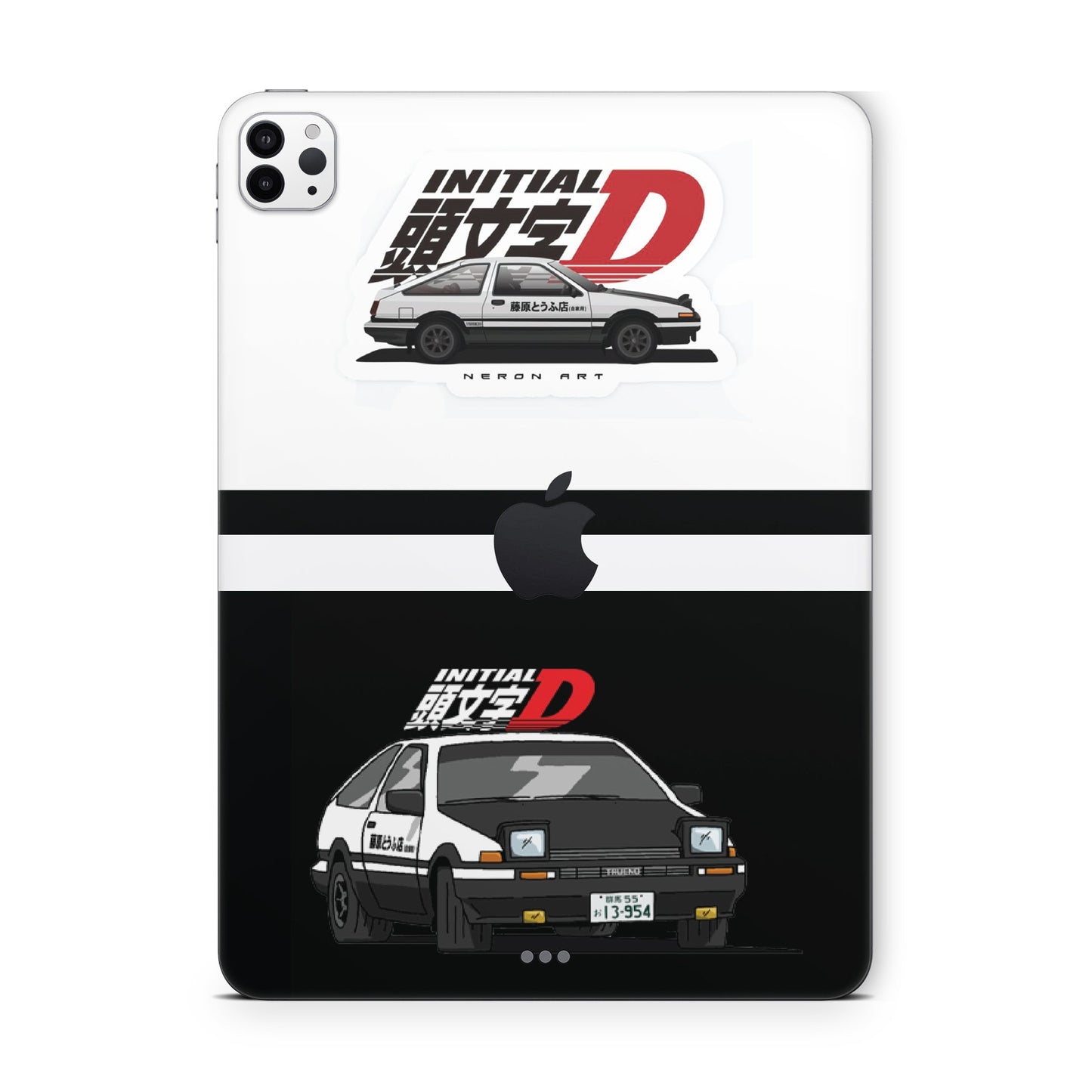 ipad pro skin with initial d design