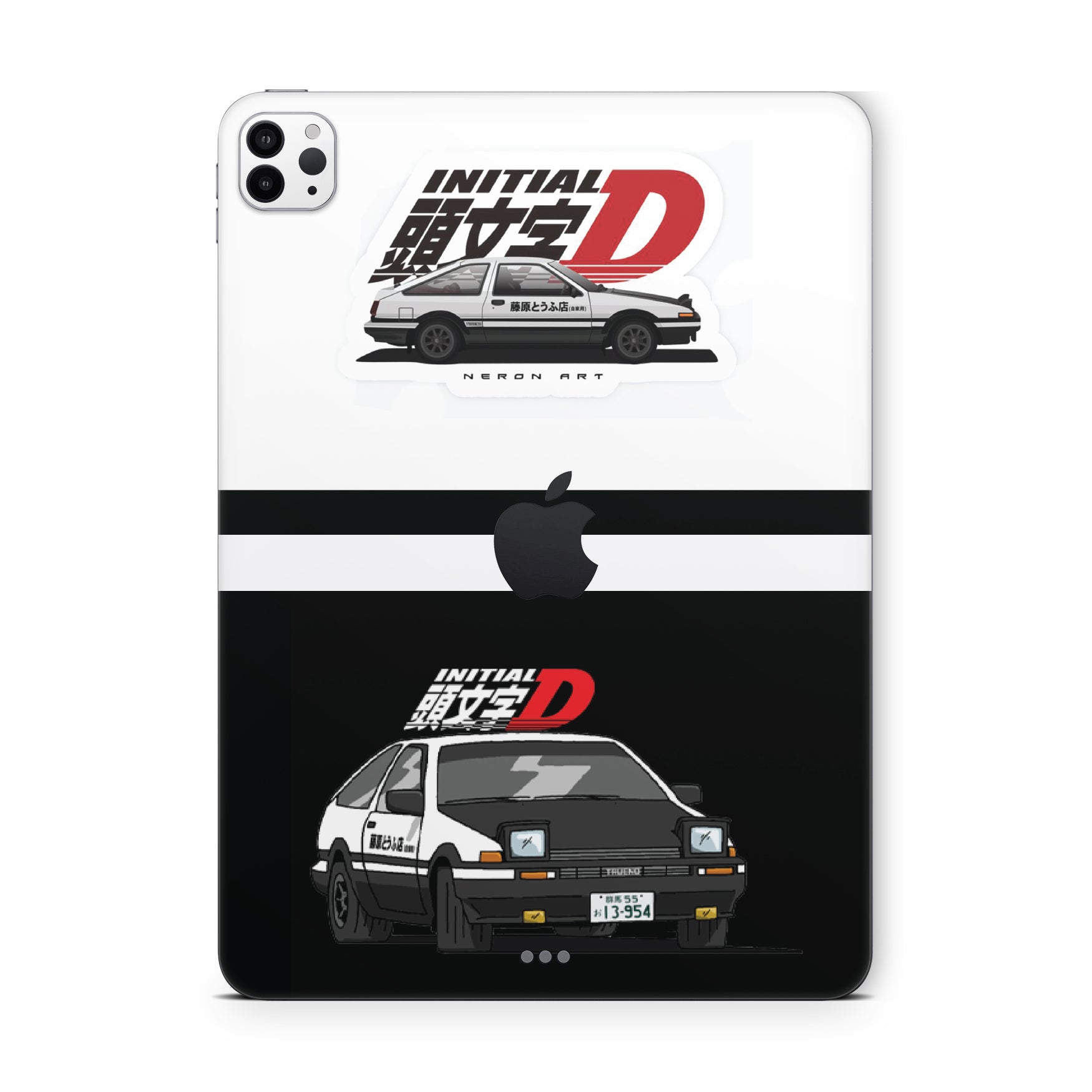 ipad pro skin with initial d design
