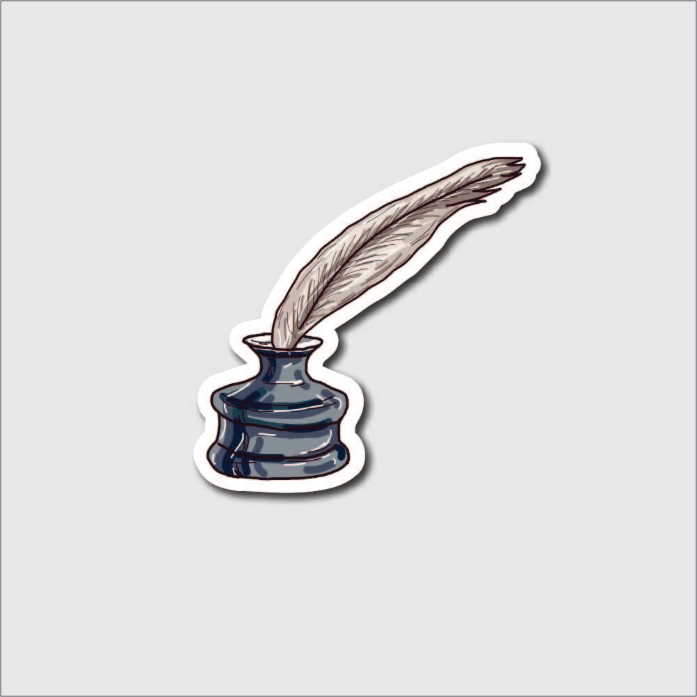 Inkwell Quill Sticker