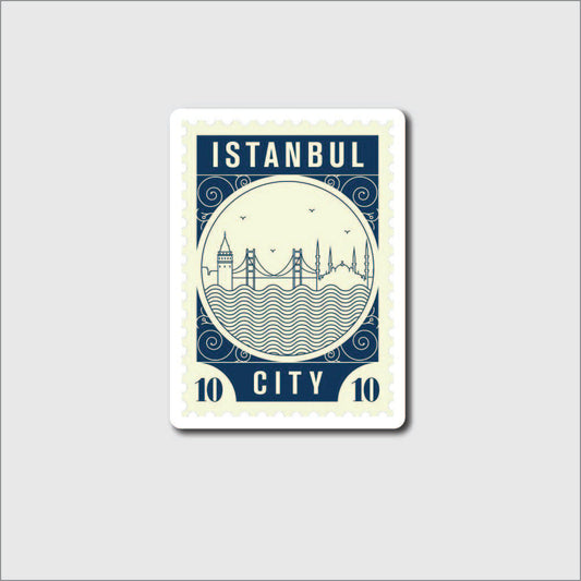 Istanbul Stamp Sticker