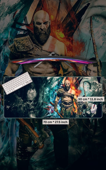 mousepads -  Kratos God of War gaming mousepads/deskmat