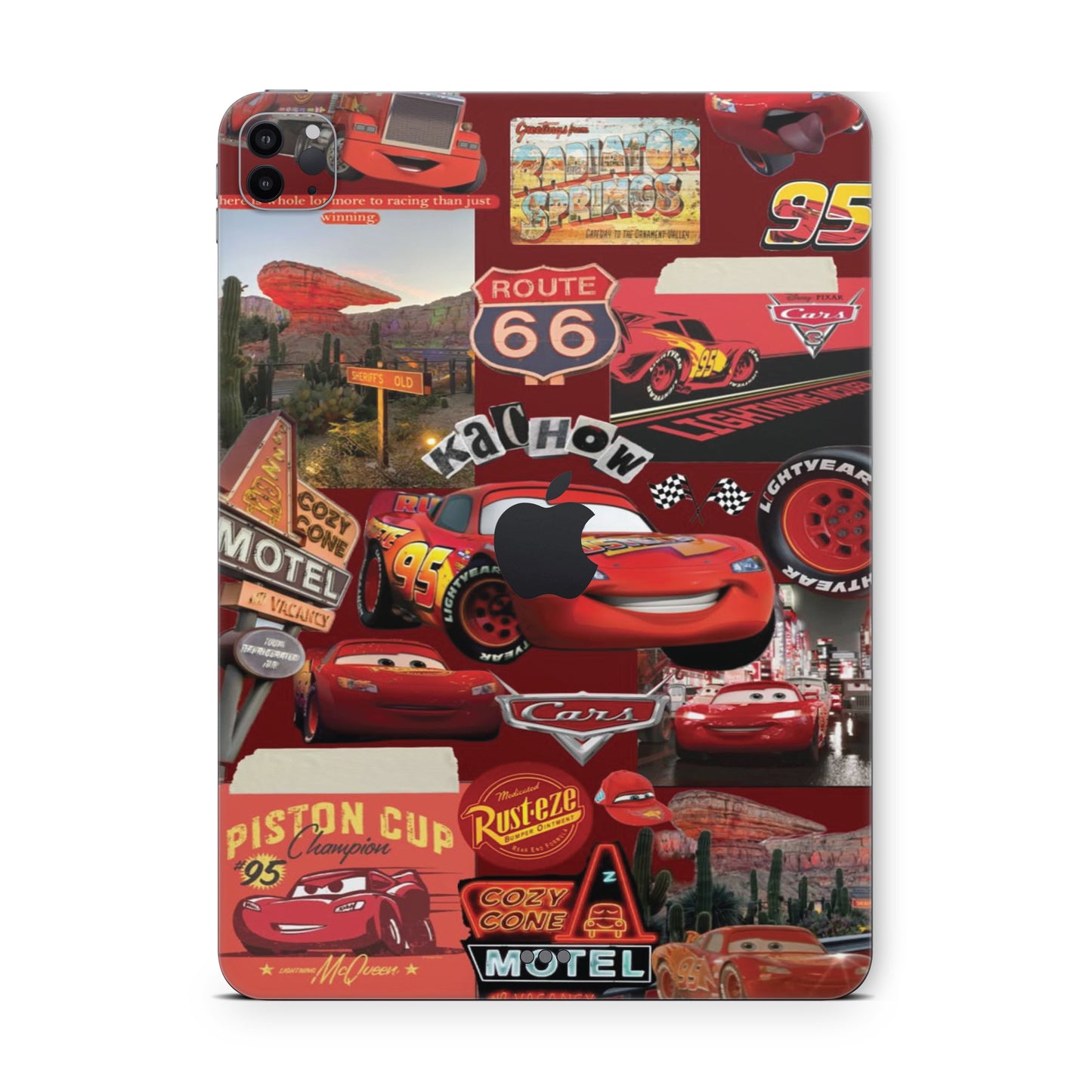 ipad pro skin - lightning mcqueen layout