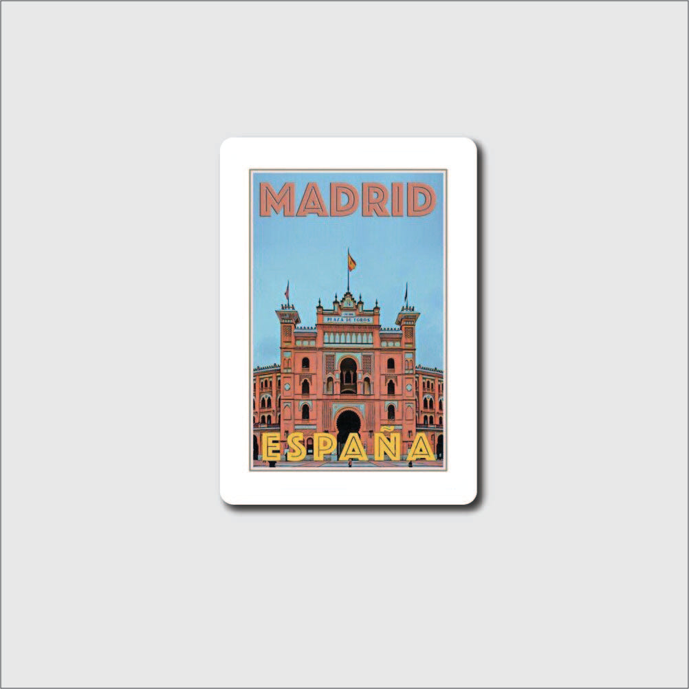 Madrid Stamp Sticker