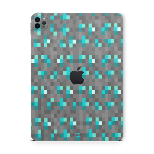 minecraft diamond block ipad pro skin