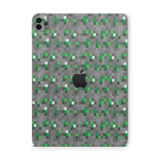 ipad pro skin - minecraft emerald block