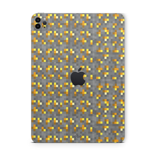 minecraft golden block ipad pro skin