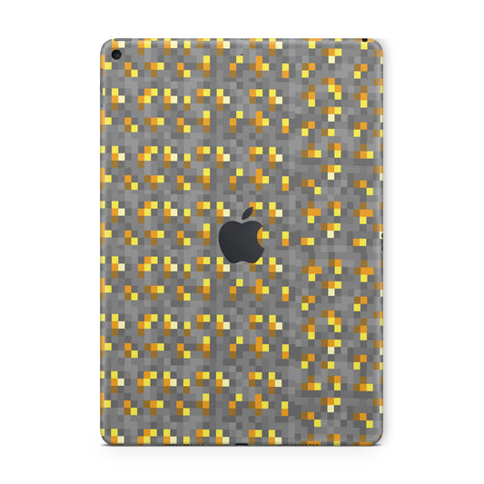 ipad skin - minecraft golden block