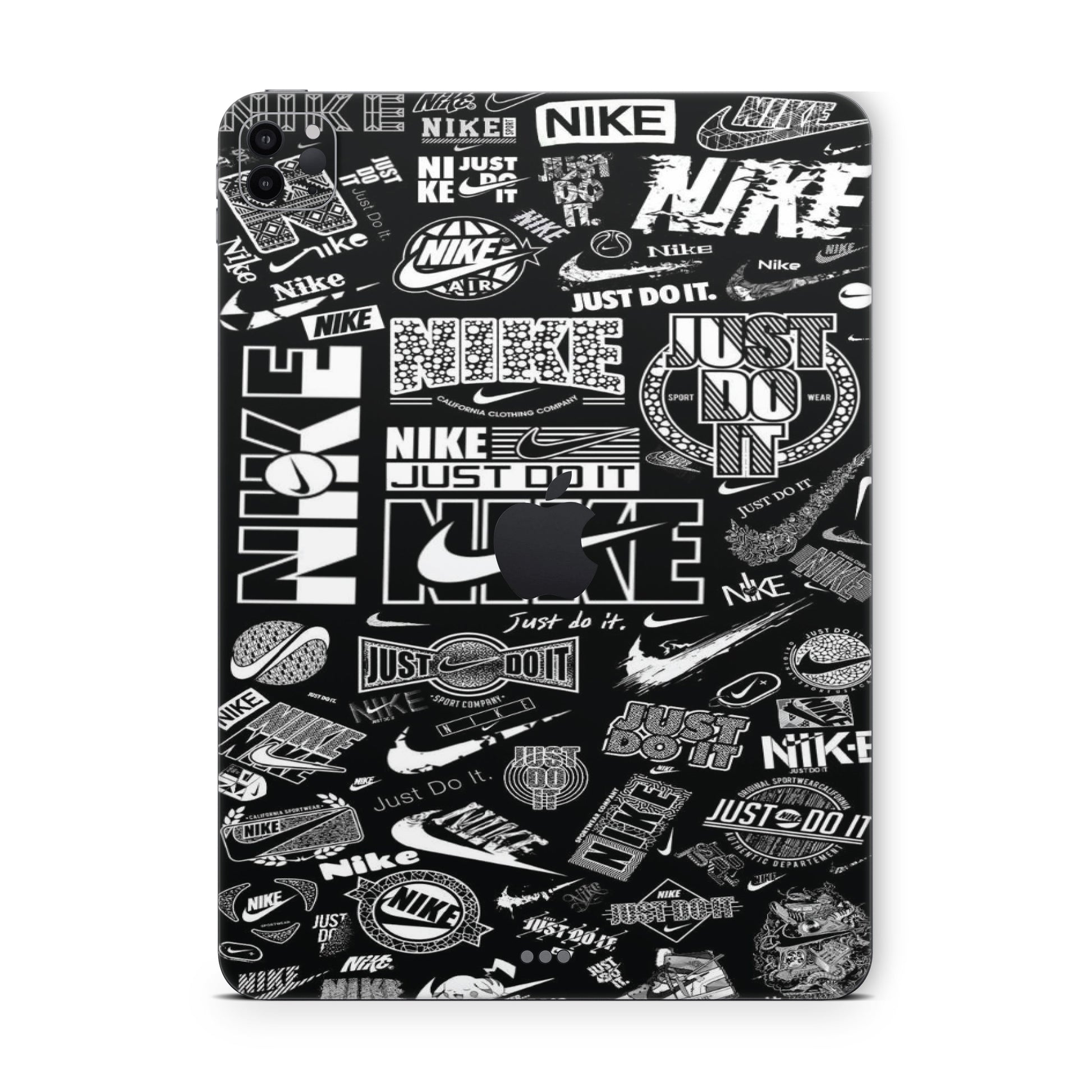 ipad pro skin - black nike graffiti with quotes