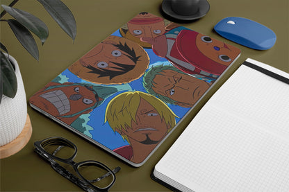 Laptop Skin - One piece characters luffy zoro 