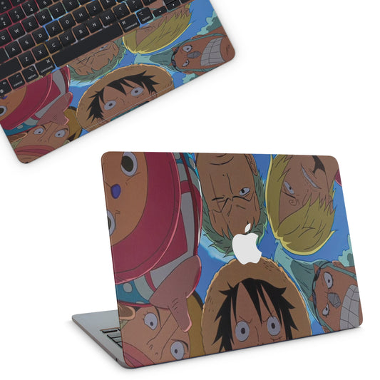 Macbook Skin - One Piece Characters Luffy Zoro