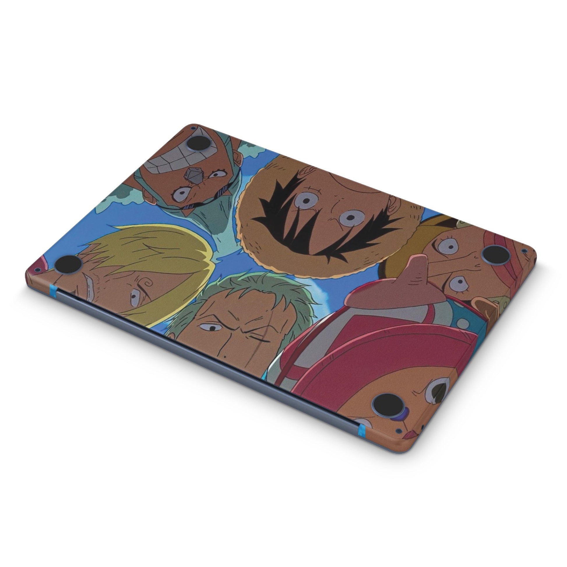 Macbook Skin - One Piece Characters Luffy Zoro bottom