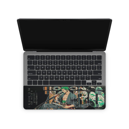 Laptop skin - one piece zoro with swords