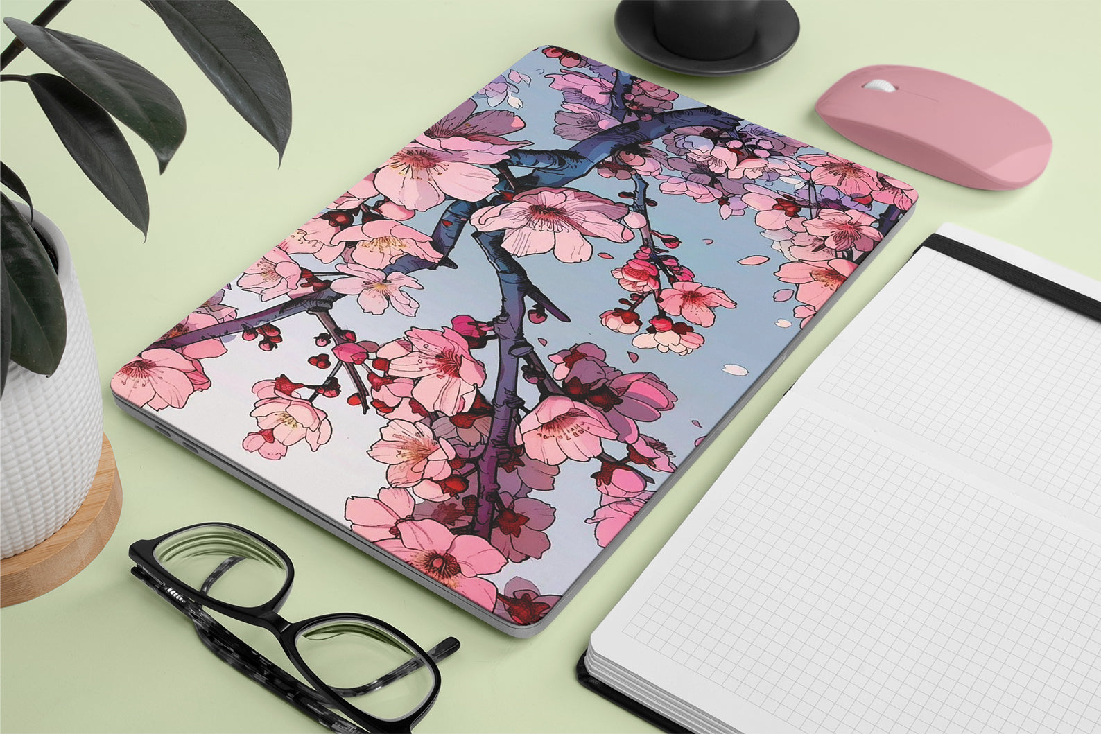 Cherry Blossoms Macbook Skin