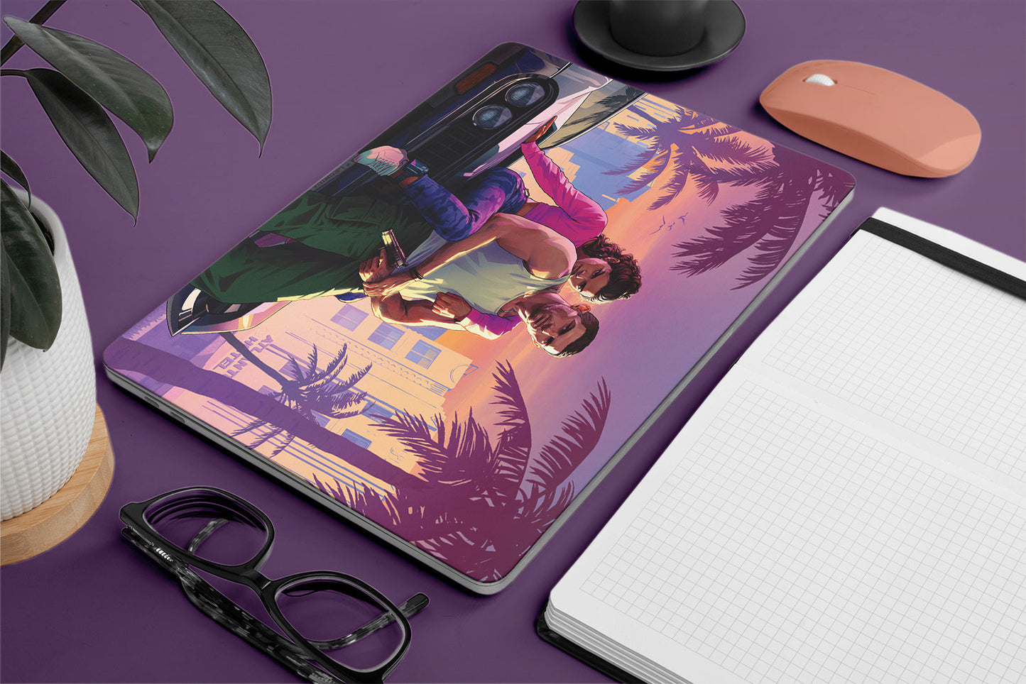 GTA 6 Theme Macbook Skins