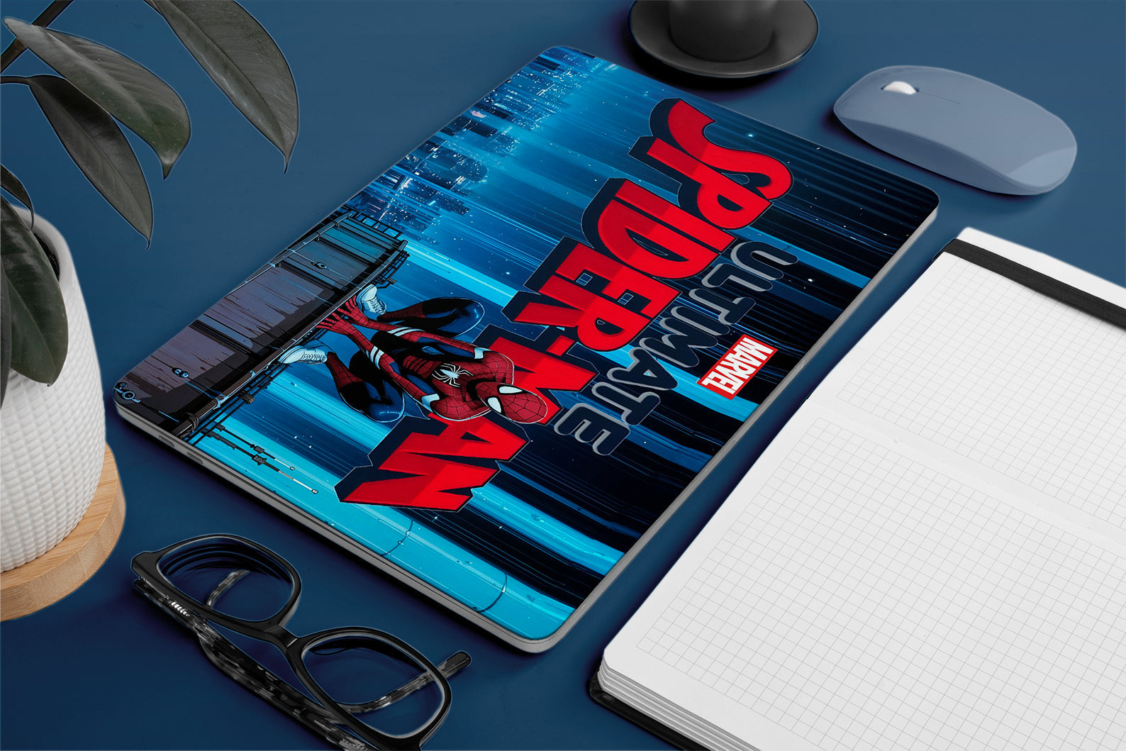 Macbook Skin with marvel spiderman design