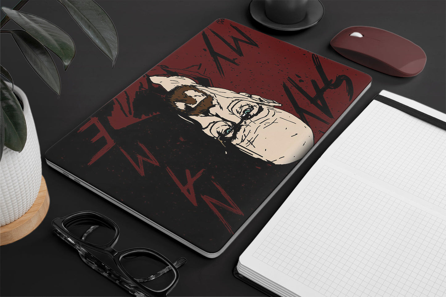 breaking bad walter white design laptop skin