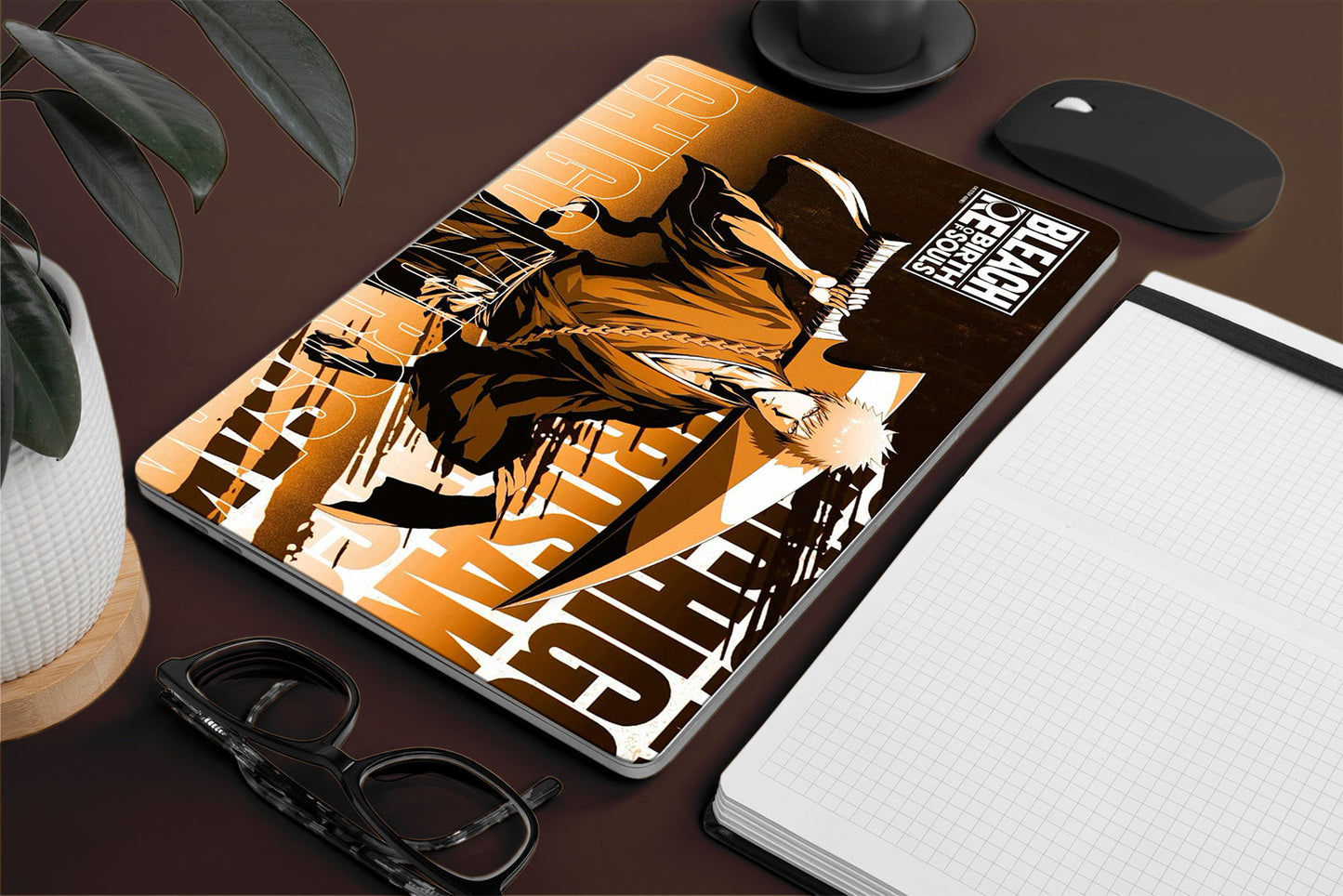 Laptop skin - anime bleach character ichigo