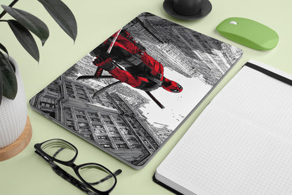 Deadpool Standing Macbook Skin