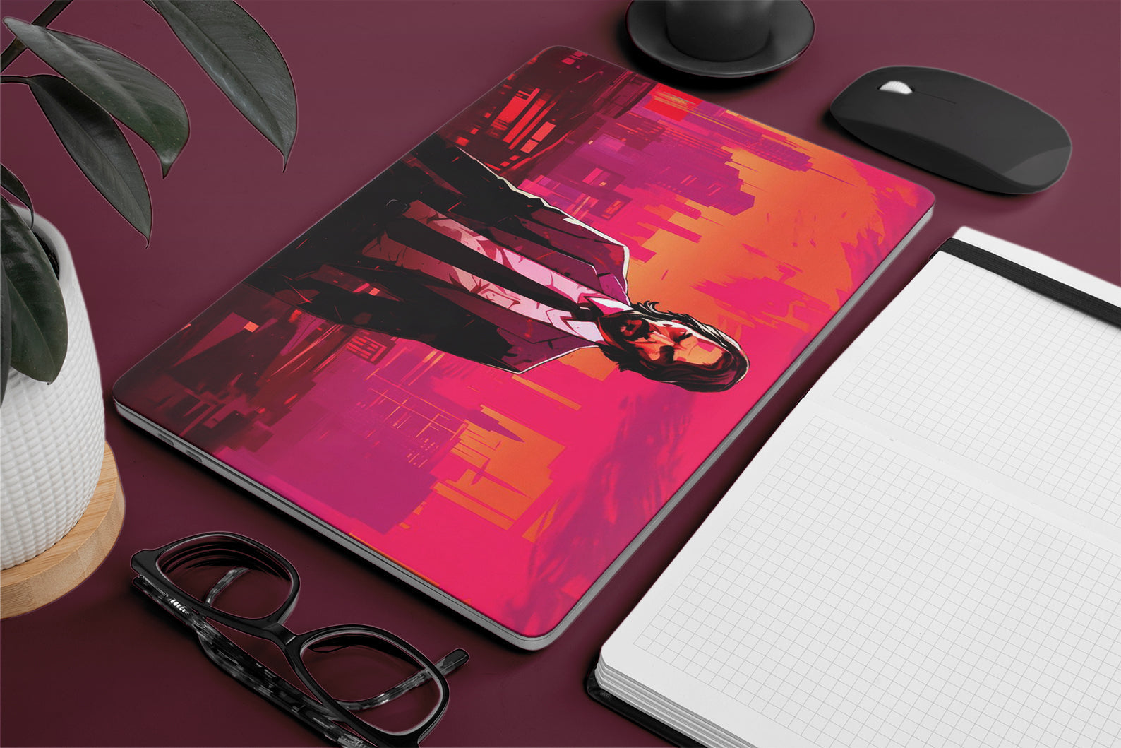 Laptop Skins - John wick movie poster