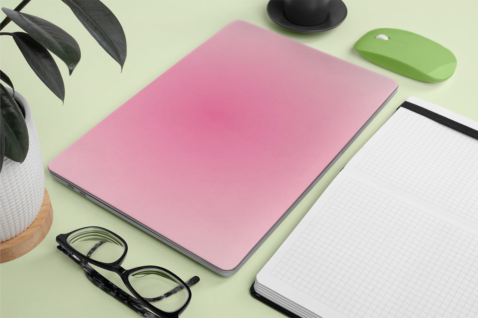 Macbook Skin - Pink Gradient Skin on Macbook