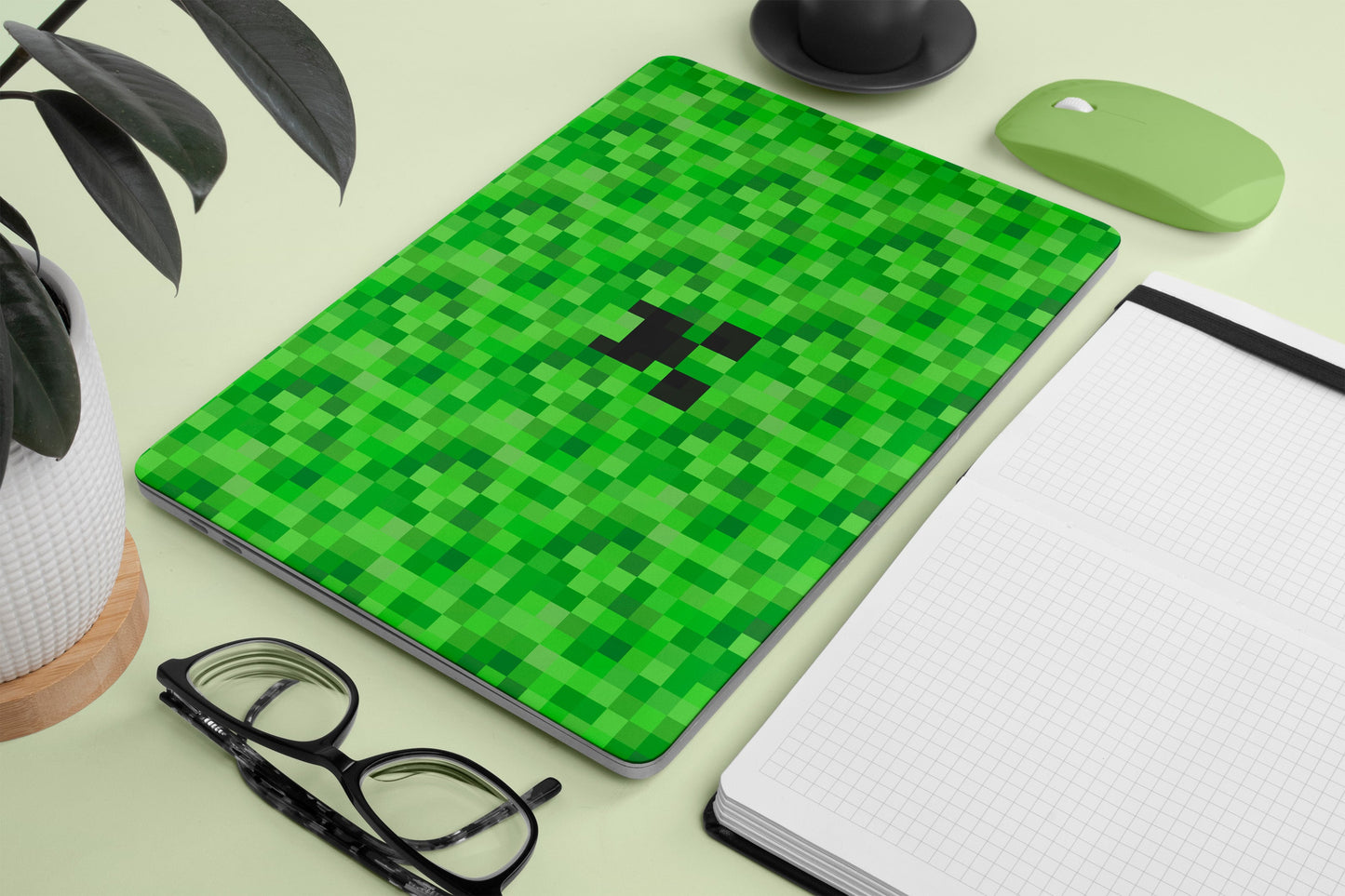 Minecraft Creeper Laptop Skin