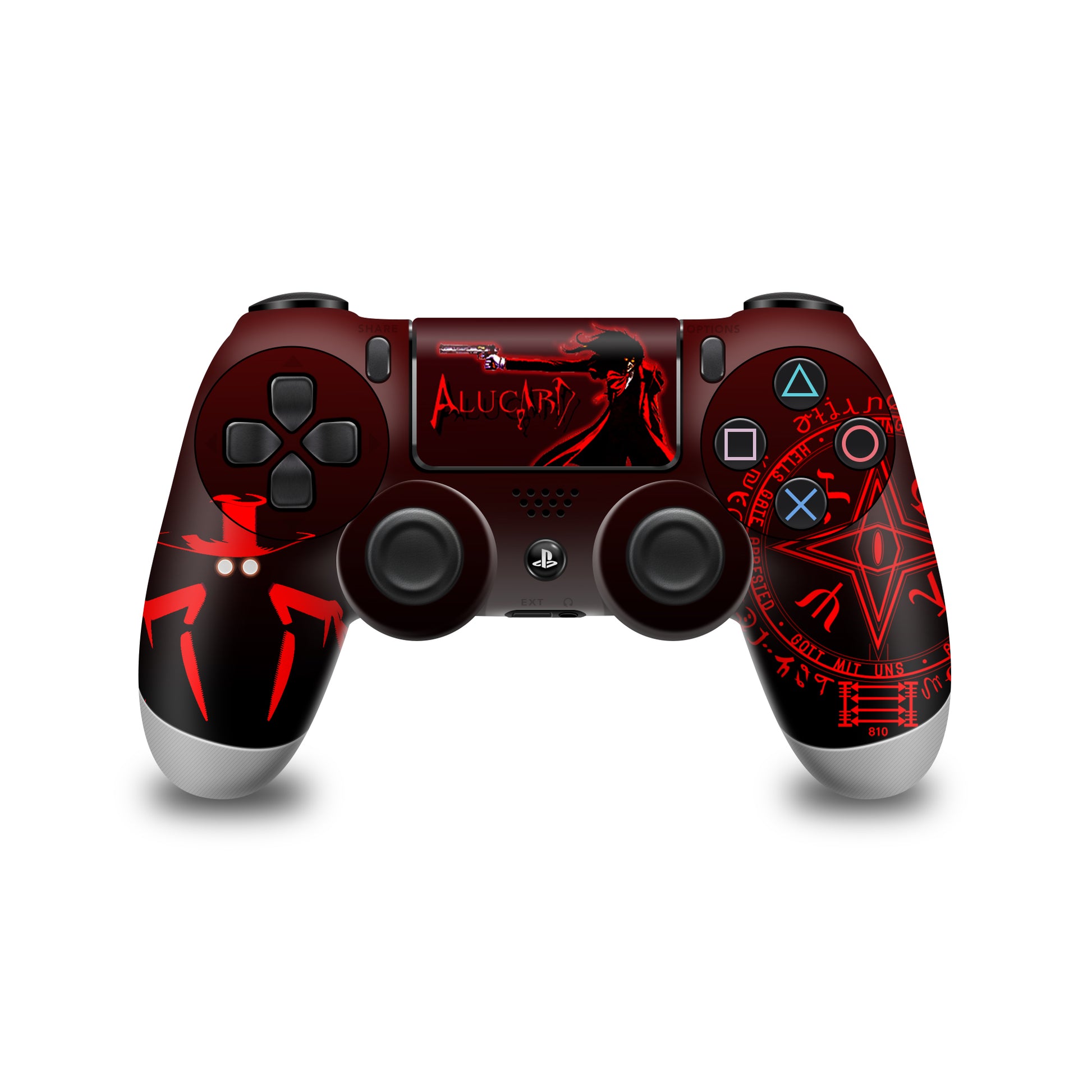 Ps4 alucard Controller skin2x ( hellsing)