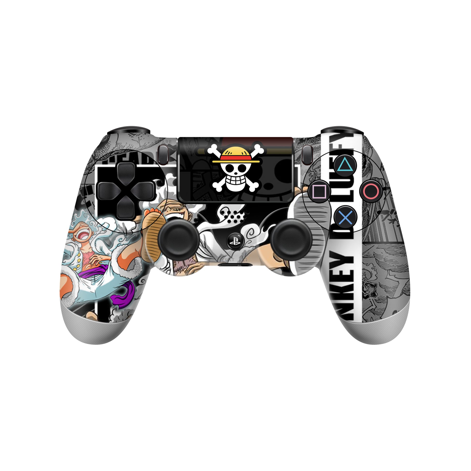 PS4 One piece Controller skin 2x