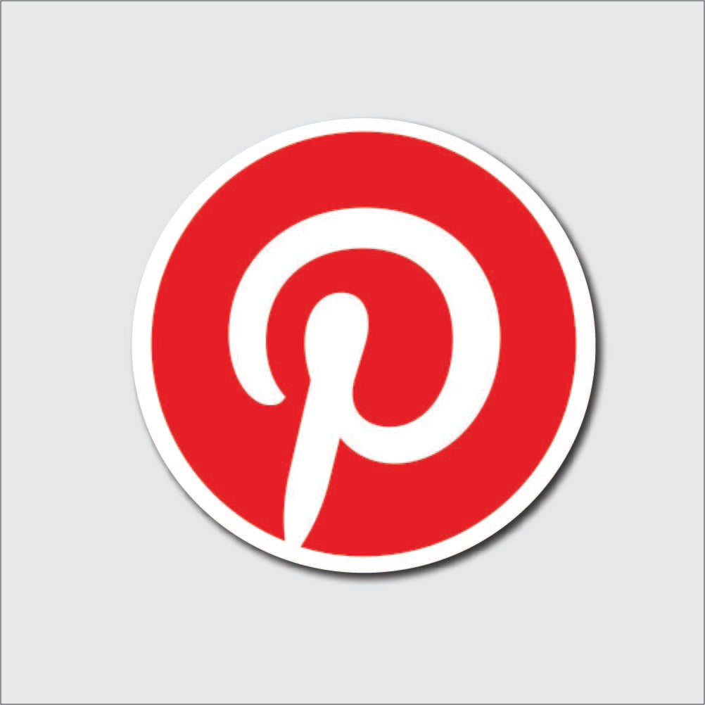 Pinterest logo Sticker