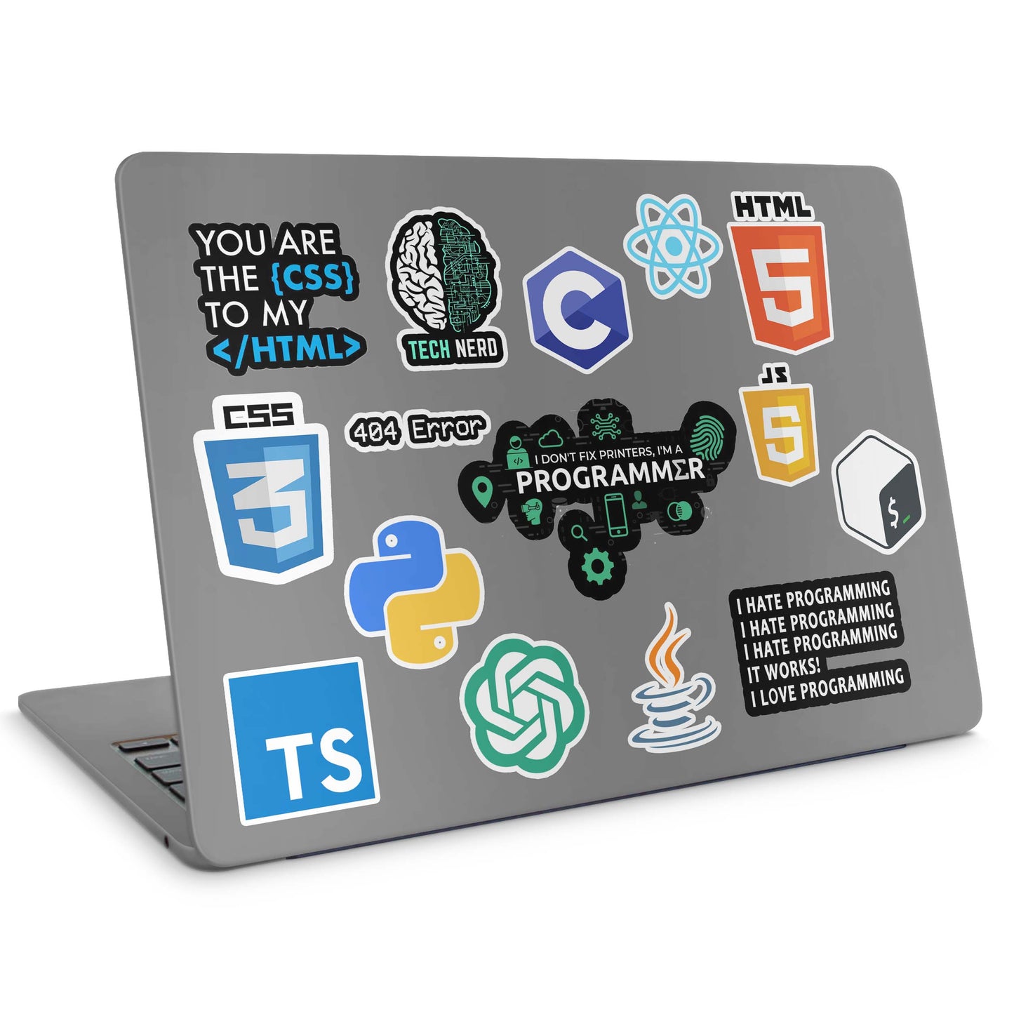 15 Programming Languages Stickers Pack