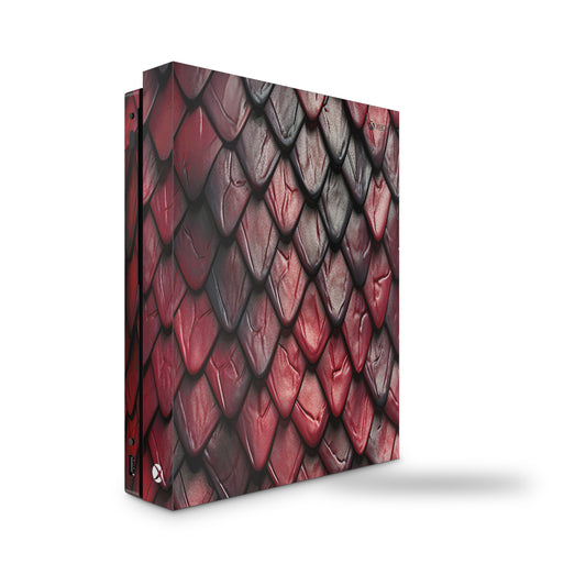 xbox-one-red-scales-console-skin/decals