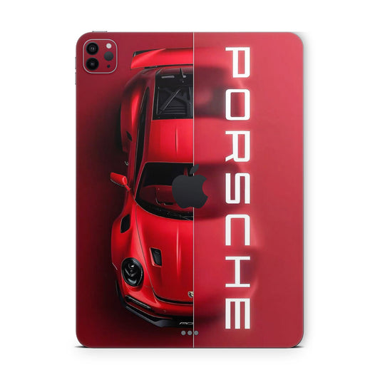 ipad pro skins - red porsche ipad pro skin
