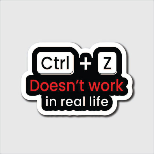 Ctrl+Z Sticker 