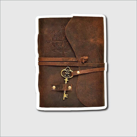 vintage journal sticker