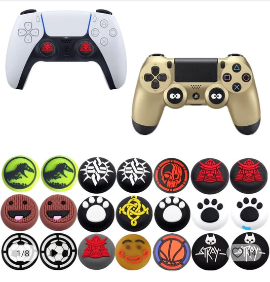 3D Silicone Thumb Grips for PS5, Xbox Series XS Controllers