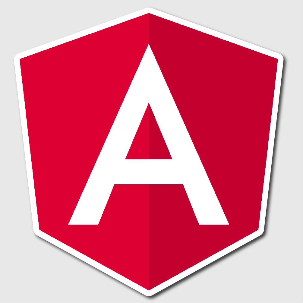 Angular Language Sticker