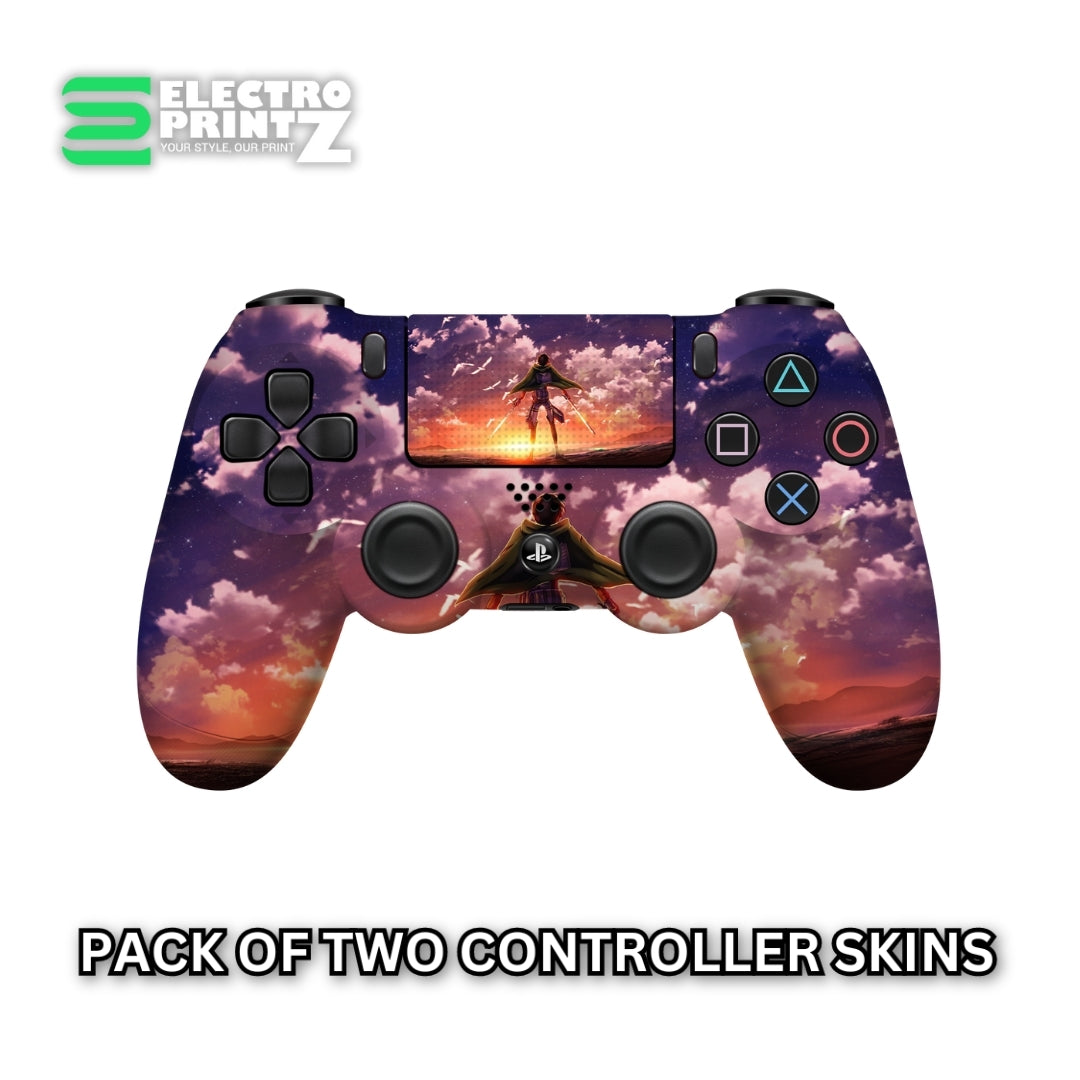 Attack on Titan PS4 Controller skin 2X - controller skins