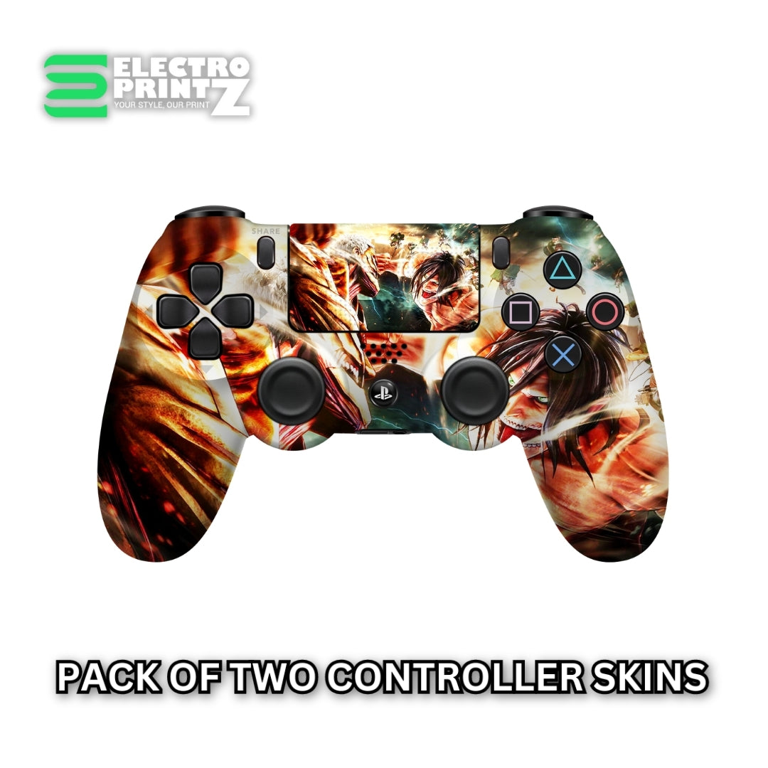 Attack on Titan PS4 Controller skin 2X - controller skins