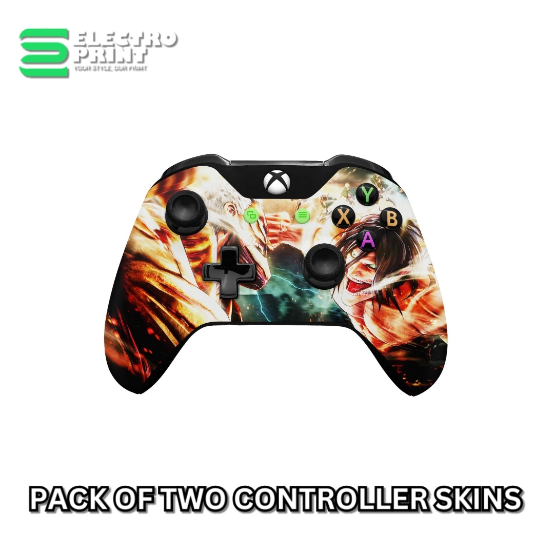 Attack on Titan Xbox One Controller Skins 2x - controller skins