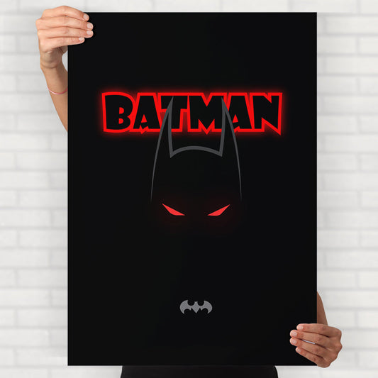 Red Batman Poster