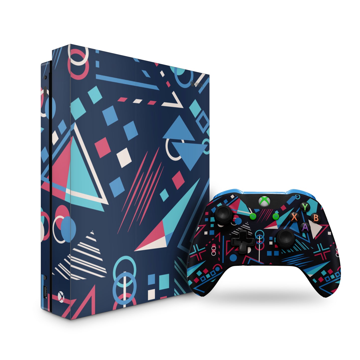 xbox-one-blue-vector-console-and-controller-skin-pack