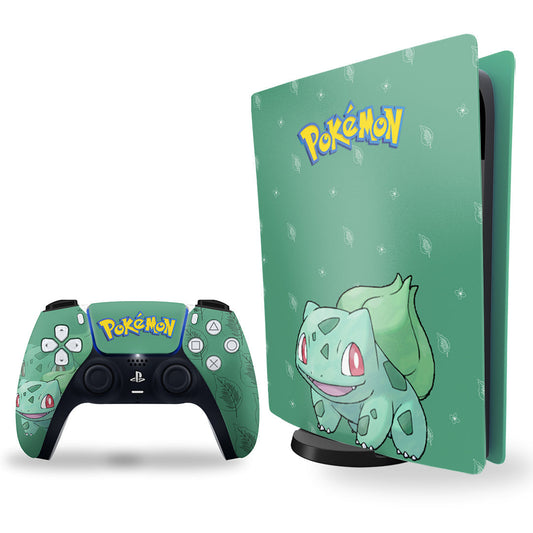 Ps5 skin - pokemon Bulbasaur Controller and skins 